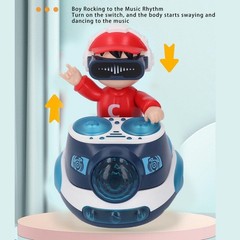 Toddler Music Toy, Bouncing Beat Flashing Light Dancing Music Toy with Universal