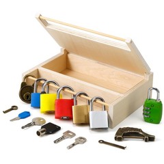8 PCS Montessori Lock and Key Toy, Montessori Toys for Toddlers 3 4 5 Year Ol…