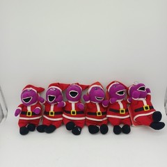 Barney We Wish You A Merry Christmas Plush Board Book 1999 Toy Stuffed Retro (GK