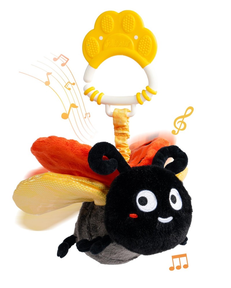 Musical Flying Ladybug Toy – Car Seat, Stroller, Crib & Play Gym Hanging Toys…