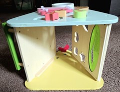 Classic World – Happy Hen Wooden Activity Box Kids Playset Toys