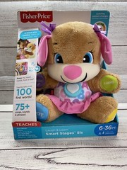 Fisher-Price Laugh and Learn Smart Stages Puppy Sis Plush ~ 6-36 Mos. BRAND NEW!