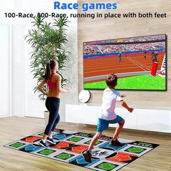 Wireless TV Dance Mat Games Silver Gray Fitness Fun