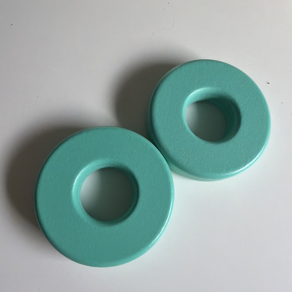 Lovevery Babbler Play Kit Montessori 13-15m Flexible Wooden Stacker Teal Ring