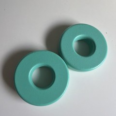 Lovevery Babbler Play Kit Montessori 13-15m Flexible Wooden Stacker Teal Ring