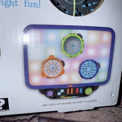 Fisher Price Sensory Bright Spinnyscopes for Ages 3 Pieces Blue Green Orange