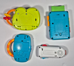 Electronic Baby Toys Lot of 4 Mattel Vtech Kids II Inc. Tummy Time Songs LIghts