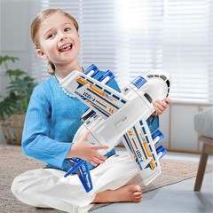 Airplane Toys for Toddlers 3-5 – Car Race Tracks for Kids Ages 4-8 with 8 Sma…