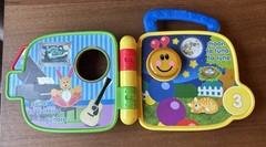 Baby Einstein Touch and Explore Discovery Book – English Spanish French Toy