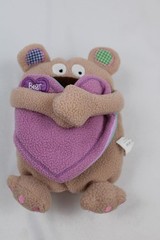 7″MAKE BELIEVE IDEAS BEAR HUGS CLOTH BABY BOOK~MACHINE WASH~FABRIC FLEECE~SOFT