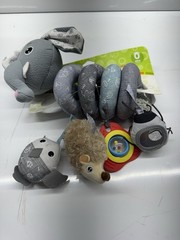 Sozzy Baby Musical Elephant Spiral Crib Toy Stroller Car Seat Activity Gray NEW