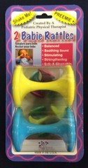 THERAPIST SPECIAL, 48 BABY RATTLES, 24 – 2 packs in CASE = 48 Rattles
