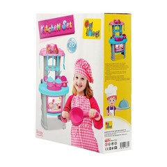 Ogi Mogi Kitchen Play Set for Kids, 26 Pieces Kitchen Accessories