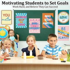 Motivational Posters for Classroom, 6Pcs Classroom Motivational Poster Positi…