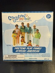 Creative Minds Marvel Education African American Family Toy Figure Set for Ki…