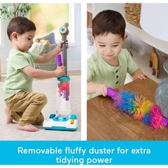 Learn 2-in-1 Vacuum Toddler Electronic Learning Toy with Lights & Music