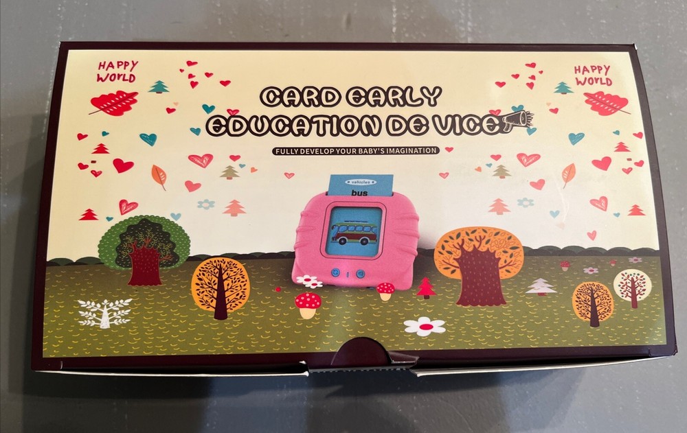 Talking Flash Cards Learning Toys for Toddlers Aged 1- 6 Year Old Boys Girls Toy