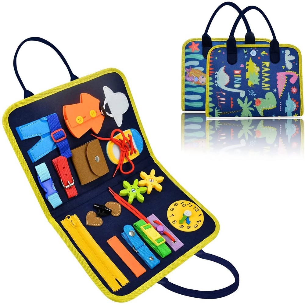 Montessori Busy Board – Sensory Developmental Activity Board