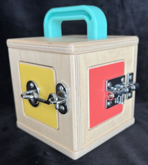 Lovevery Lock Box Cube Toy With Latches