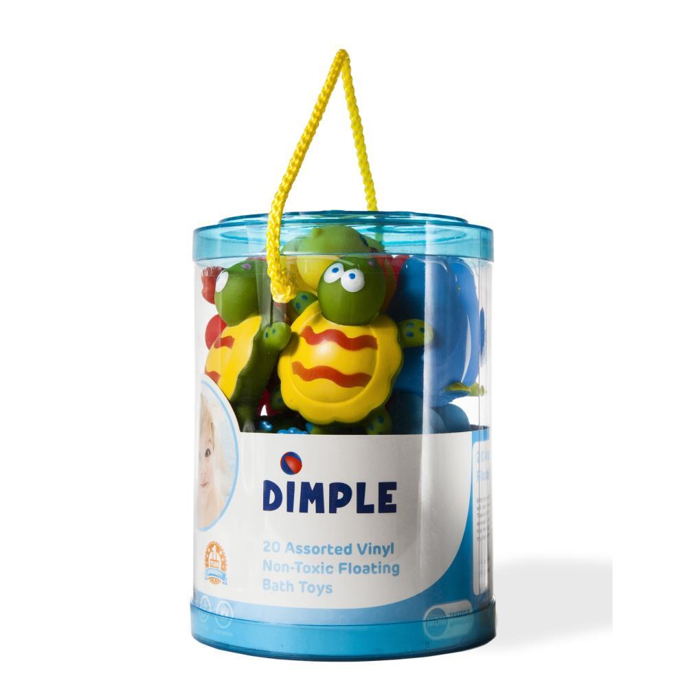 Dimple 20 Floating Bath Squirter Toys for Kids – Sea Animals, Vehicles, & Fun