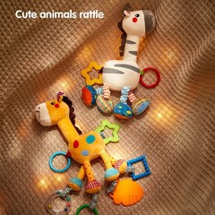 TUMAMA Hanging Toys, 16 inch Plush Animals Baby Rattle, Car Seat Stroller Toy…