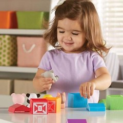 Learning Resources Peekaboo Learning Farm Animal Puppets Fine Motor Skills Toys
