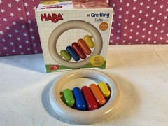 HABA INFANT GREIFLING SALTO WOOD GRASPING, CLUTCHING TOY, QUALITY MADE GERMANY