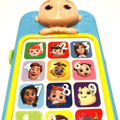 Cocomelon JJs First Learning Phone Lights Sounds Music Toddler Kids Toy Blue