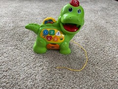 Vtech Chomp & Count Dino Light & Sound & Rolling Toy – Baby Toddler Toy