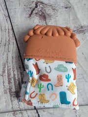 Itzy Ritzy Highland Cow Itzy Mitt Silicone Teething Mitt