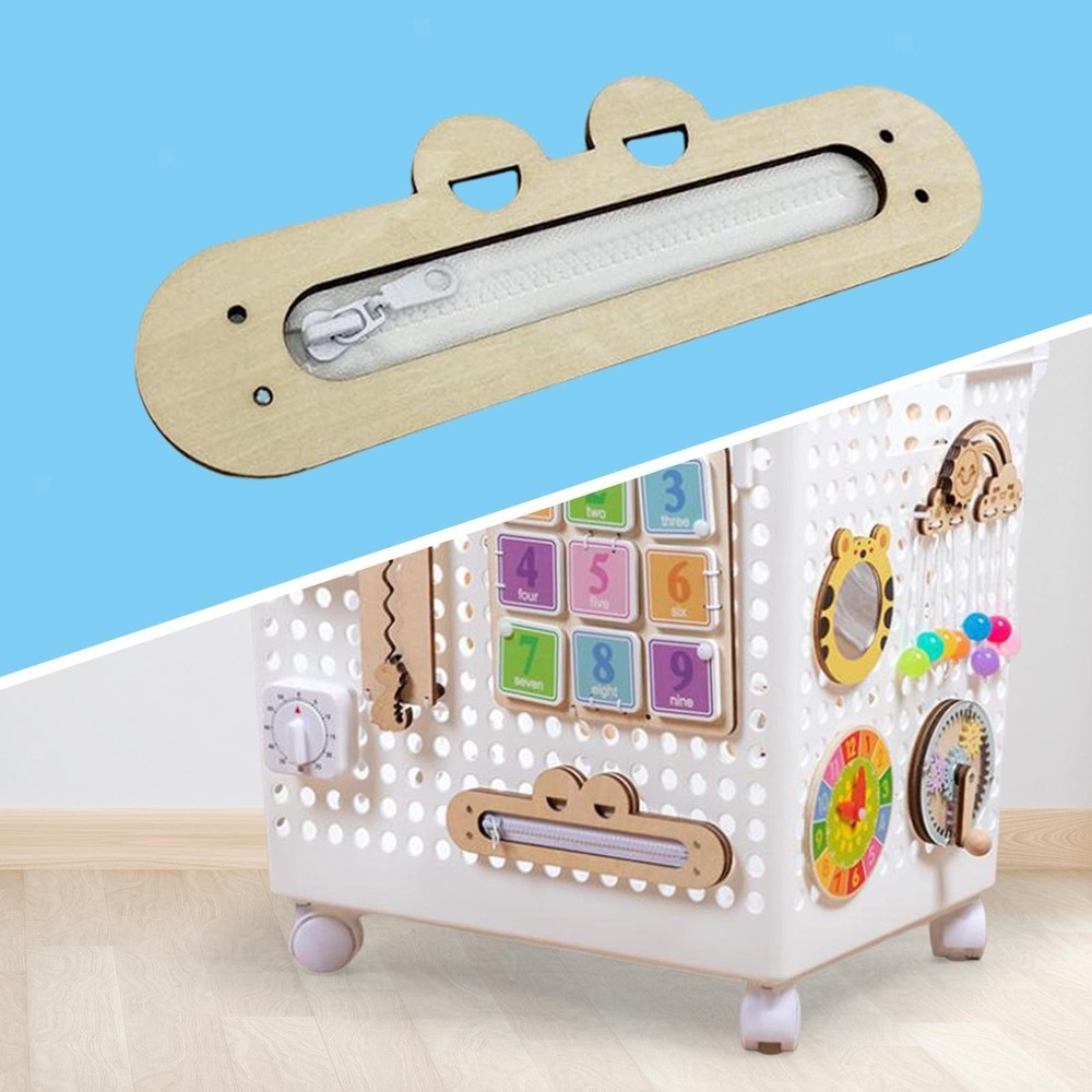 Busy Board Material Learning Zipper Game Sensory Toy Educational Toys Basic for