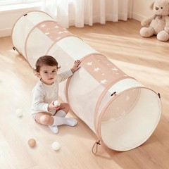 Crawl Tunnels for Toddlers & Babies – Activity Play Tunnel for Kids & Pets