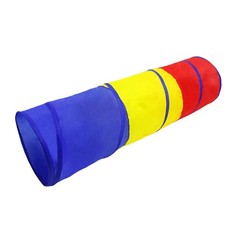 Kids Play Tunnel Folding Polyester Cloth Baby Crawling Training Equipment F SOCT