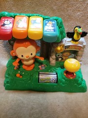 Vtech Learn and Dance Interactive Zoo Monkey Baby Musical Toy Gently Used Tested