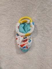 LOVEVERY THINKER PLAY KIT MONTHS 11-12 ORGANIC COTTON SENSORY POUCH MONTESSORI