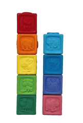 Toys for babies Stacking Blocks and textured sensory toys in shapes (Pre-Owned)