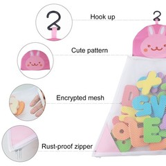 Baby Bath Toy Set, 36 Foam ABC 123 Letters & Numbers, Stick to Tub Wall