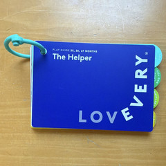 Lovevery The Helper Play Guide Ring-Bound Book, 25-27 Months, Sensory/Fine Motor