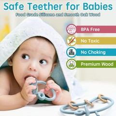 Baby Sensory High Chair Suction Toys for Infant Toddlers 12 18 Months, Food Grad