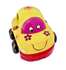 Ladybug Pull-Back Car Just B. Wheeee-ls Girl Boy Developmental Toy