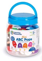 Mini ABC Pops Toddler Learning Toy Multi Color Fine Motor Skills Vocabulary Fun