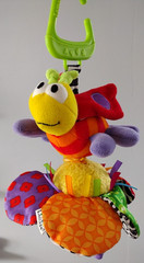 Lamaze Play & Grow Flutterbug Bug Flower Sensory Baby Stroller Clip Toy Infant