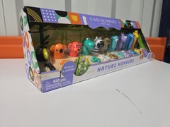 FAO Schwarz Nature Numbers Counting Puzzle Toy Stack & Count 76 Pieces