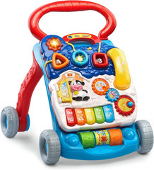 Sit-to-Stand Learning Walker with Frustration-Free Packaging, Blue