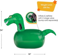 Inflatable Dino Bouncer for Kids 5+ Outdoor Jumping Toy Hopping Animal Play