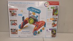 Fisher-Price 2-Sided Steady Speed Baby Walker Push Toy Lights Sounds 6-36M