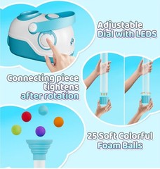 Air-Powered STEM Building Toys – Bluetooth Learning Toys with Wireless Music …