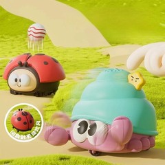 Funny Ladybug Floating Ball Cute Crab Whale Floating Ball Electric Toys Early