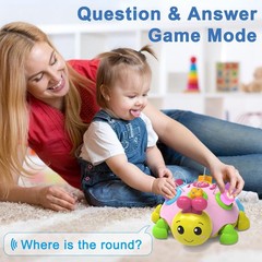 Baby Musical Ladybug Crawling Toys,Baby Toy 6-12 Months with Light-up Music, …