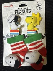 Peanuts Snoopy Woodstock Baby Foot & Wrist Rattles New